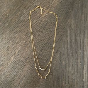 TAI Double Chain Layering Necklace